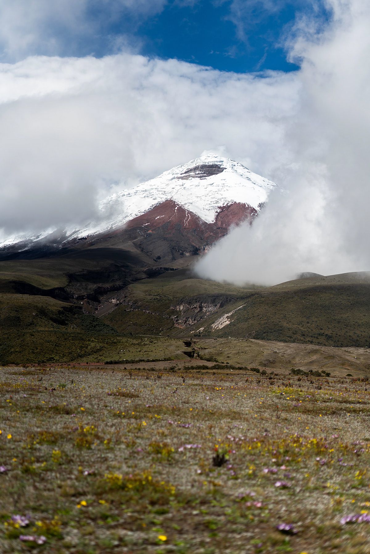 Cotopaxi, Ecuador. Photograph by Jonathan Byrne.
