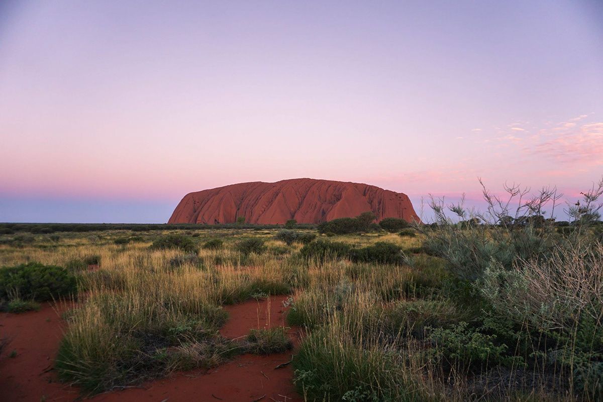 Uluru, Australia. Photograph by Jonathan Byrne.