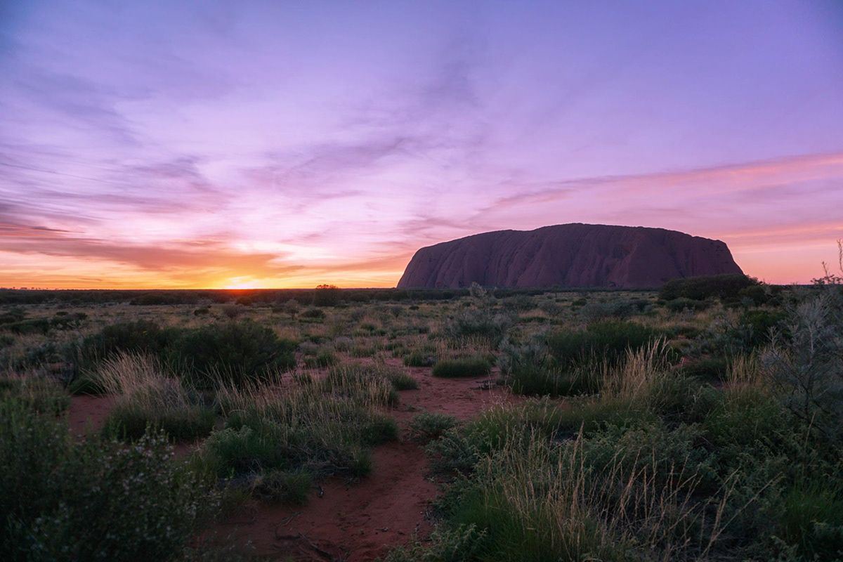 Uluru, Australia. Photograph by Jonathan Byrne.